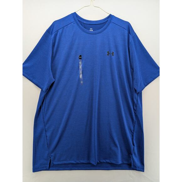 NWT Under Armour Men's UA Tech Vent Short Sleeve in Royal sz Large - Picture 3 of 6